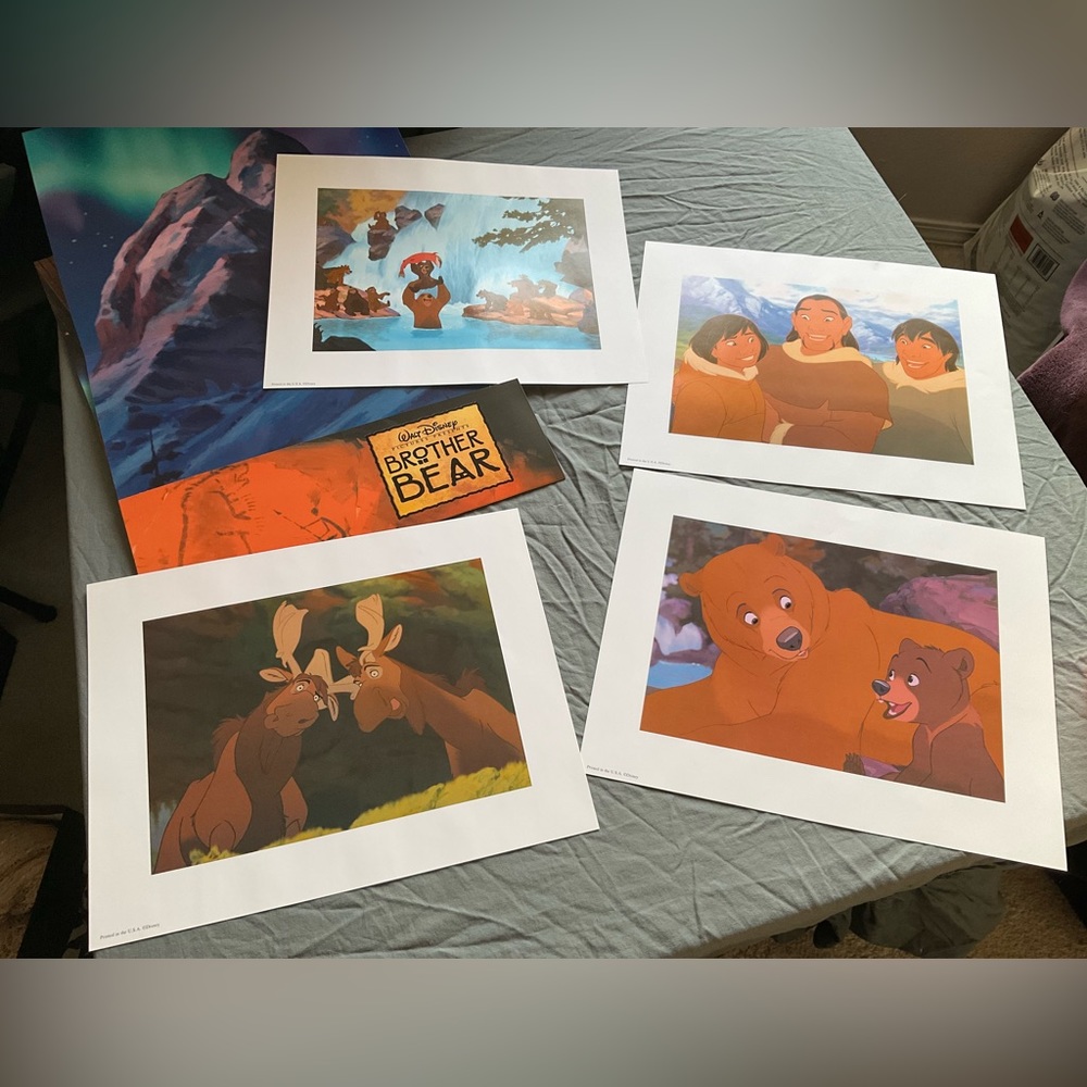 Disney Brother Bear Lithographs Set